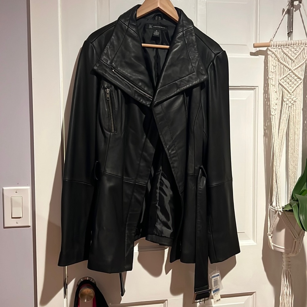 New Black Leather Jacket
